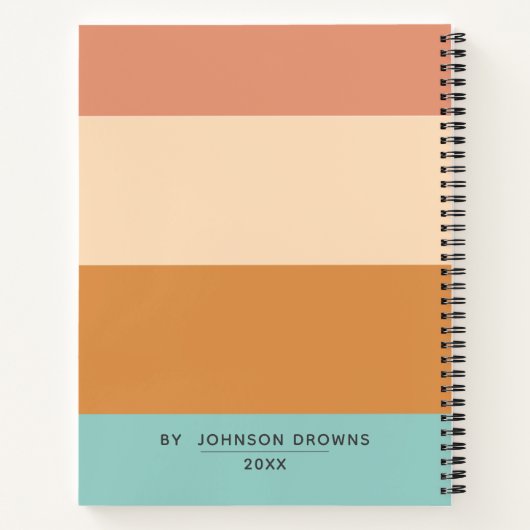 Cahier personnalisé (Dos)