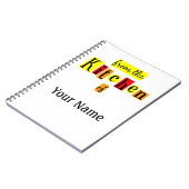 Cahier personnalisé (Côté gauche)