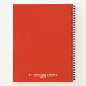 Cahier personnalisé (Dos)