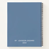 Cahier personnalisé (Dos)