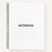 Cahier personnalisé | 21,59 cm x 27,94 cm Classiqu (Devant)