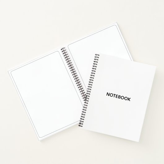 Cahier personnalisé | 21,59 cm x 27,94 cm Classiqu (Intérieur)