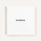 Cahier personnalisé | 21,5 cm x 21,5 cm Cahier cla (Devant)