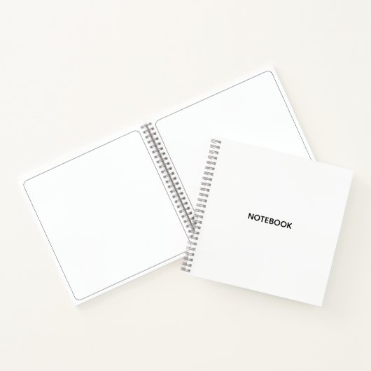 Cahier personnalisé | 21,5 cm x 21,5 cm Cahier cla (Intérieur)