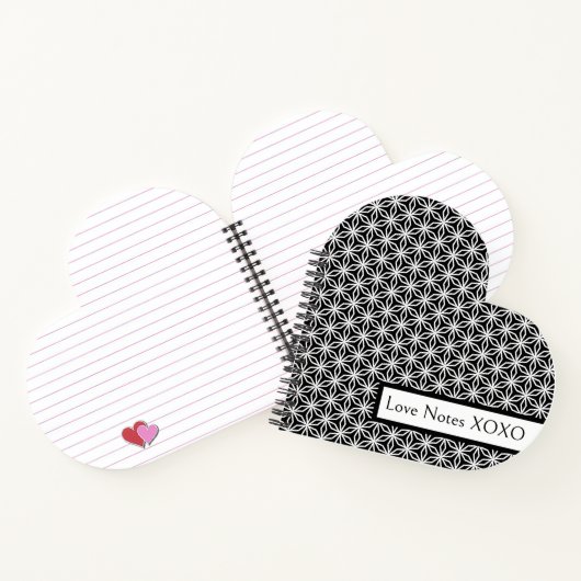 Cahier personnalisé à reliure spirale en forme de (Intérieur)
