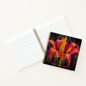 Cahier personnalisé à spirale Pine Lily (Intérieur)