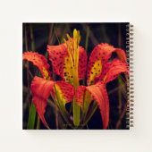 Cahier personnalisé à spirale Pine Lily (Dos)