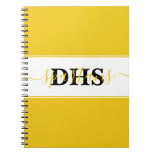 Cahier personnalisé bloc de couleur de l'école