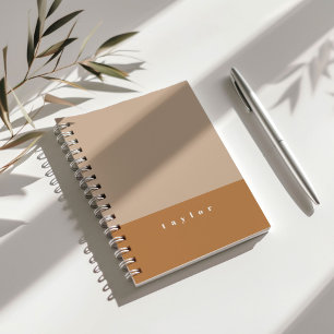 Cahier personnalisé bloc de couleur rose