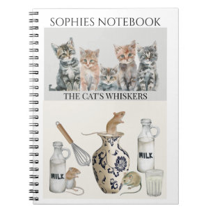 Cahier personnalisé - Chatons 