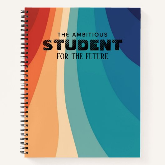 Cahier Personnalisé Coloré (Devant)
