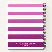 Cahier Personnalisé Coloré (Dos)