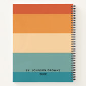 Cahier Personnalisé Coloré (Dos)