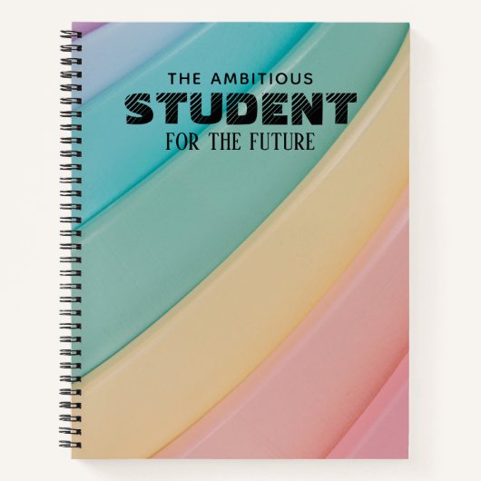 Cahier Personnalisé Coloré (Devant)