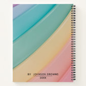 Cahier Personnalisé Coloré (Dos)