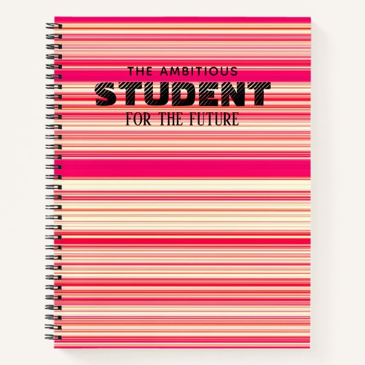 Cahier Personnalisé Coloré (Devant)