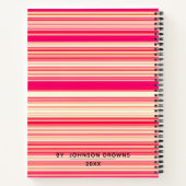 Cahier Personnalisé Coloré (Dos)