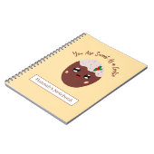 Cahier Personnalisé Cookie Mignon (Côté gauche)