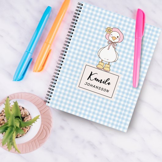 Cahier Personnalisé Coquette Rose Silly Goose