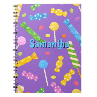 Cahier personnalisé de bonbons – École Sweet Lilac