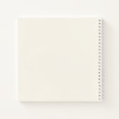 Cahier personnalisé de cactus en pot (Dos)