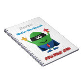 Cahier personnalisé de maths d'enfants (Côté Droit)