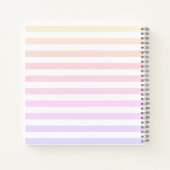 Cahier personnalisé de première année arc-en-ciel (Dos)