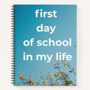 Cahier personnalisé de rentrée scolaire – Douce pe