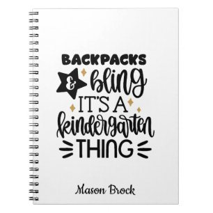 Cahier personnalisé drôle pour la maternelle