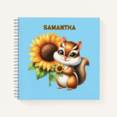 Cahier personnalisé du Tamia (Devant)