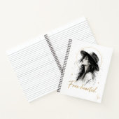 Cahier personnalisé édition spéciale Boho "Libre d (Intérieur)
