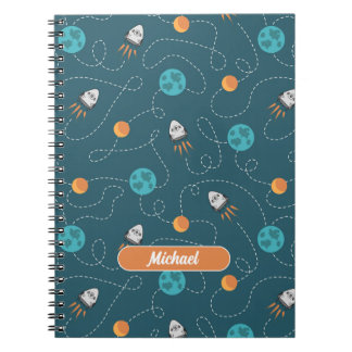 Cahier personnalisé en spirale Space Explorer