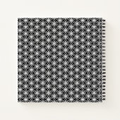 Cahier personnalisé géométrique noir et blanc insp (Dos)
