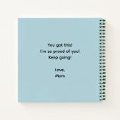 Cahier personnalisé Grateful For Every Step (Dos)