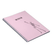 Cahier personnalisé Happy Skeleton (Côté Droit)