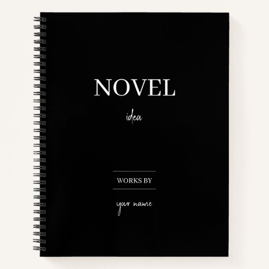 Cahier Personnalisé Idée Originale (Devant)