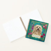 Cahier personnalisé Lhasa Apso crème (Intérieur)