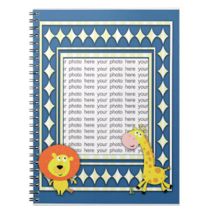 Cahier personnalisé Lion et Girafe - Ajouter une p