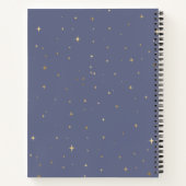 Cahier personnalisé Lune Dorée Croissante Monogram (Dos)
