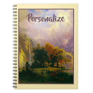 cahier personnalisé montagnes Rocheuses