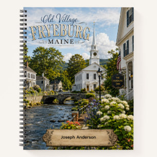 Cahier Personnalisé Old Village Fryeburg Maine
