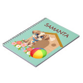 Cahier Personnalisé pour Chiots (Côté gauche)