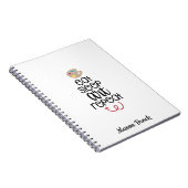 Cahier personnalisé pour étudiant en art amusant d (Côté Droit)