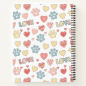 Cahier personnalisé pour les amoureux des chats (Dos)