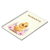 Cahier Personnalisé Poussin (Côté gauche)