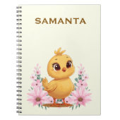 Cahier Personnalisé Poussin (Devant)