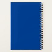 Cahier personnalisé sport gras Notes et idées Bleu (Verso)