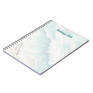 Cahier personnalisé sur le thème de la plage