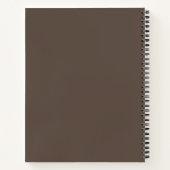 Cahier personnalisé sur le thème du cheval pour l' (Dos)