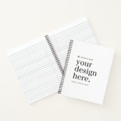 Cahier personnalisé | Téléchargement de modèles Ca (Intérieur)